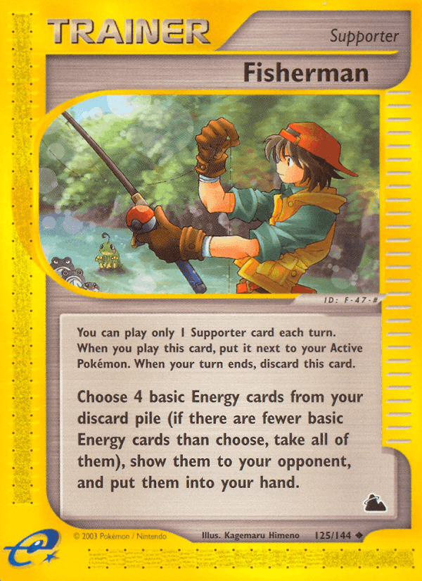 Fisherman, card 125 from Skyridge