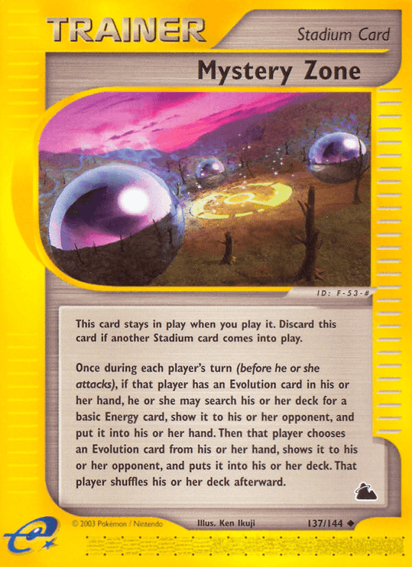 Mystery Zone, carta 137 di Skyridge