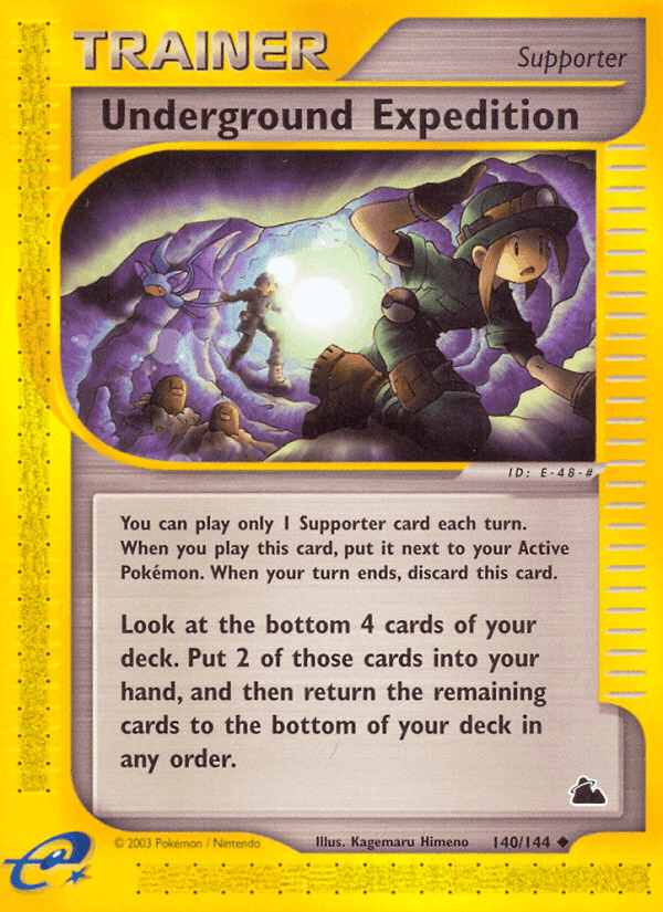 Underground Expedition, card 140 from Skyridge