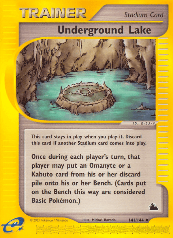 Underground Lake, card 141 from Skyridge
