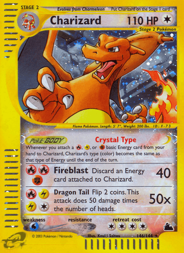 Charizard, carta 146 di Skyridge