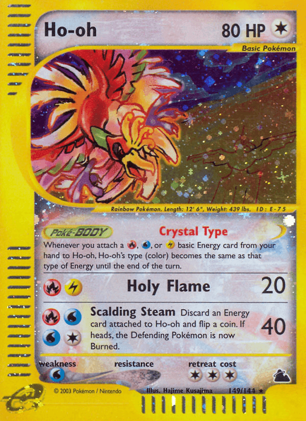 Ho-oh, carta 149 di Skyridge