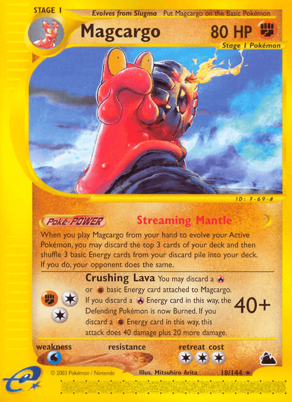 Magcargo, carta 18 de Skyridge