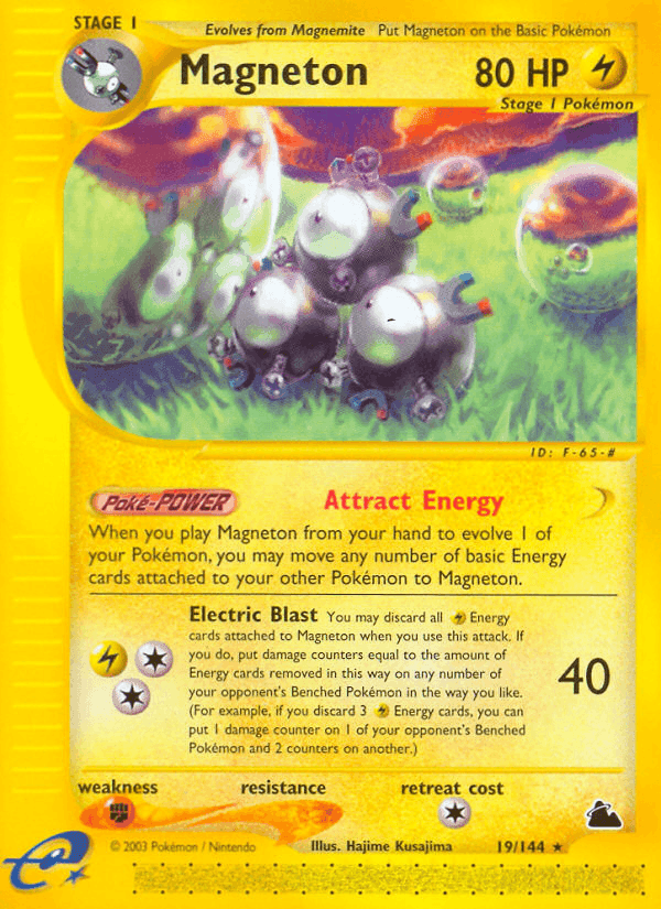Magneton, carta 19 di Skyridge