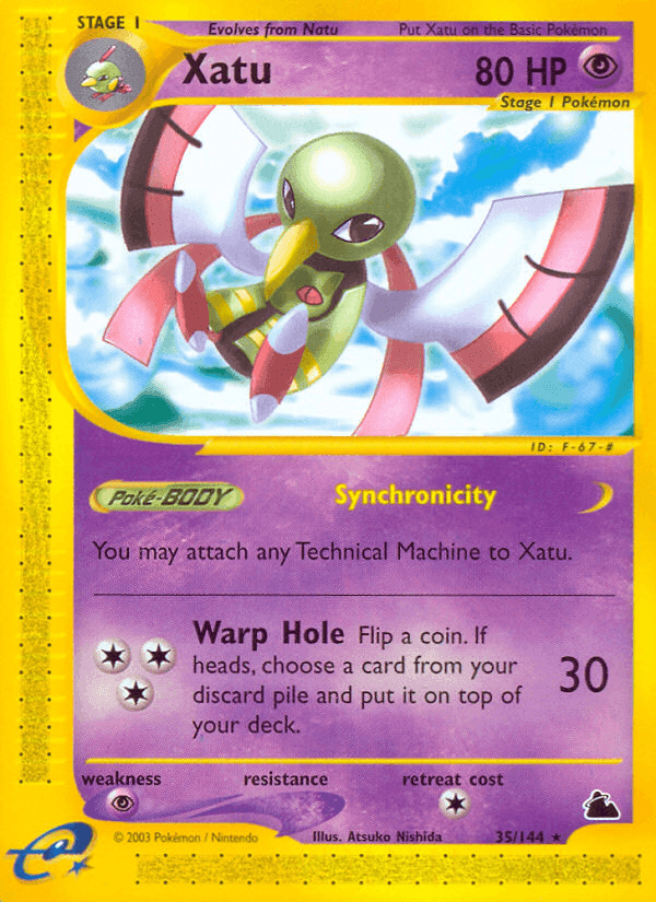 Xatu, carta 35 de Skyridge