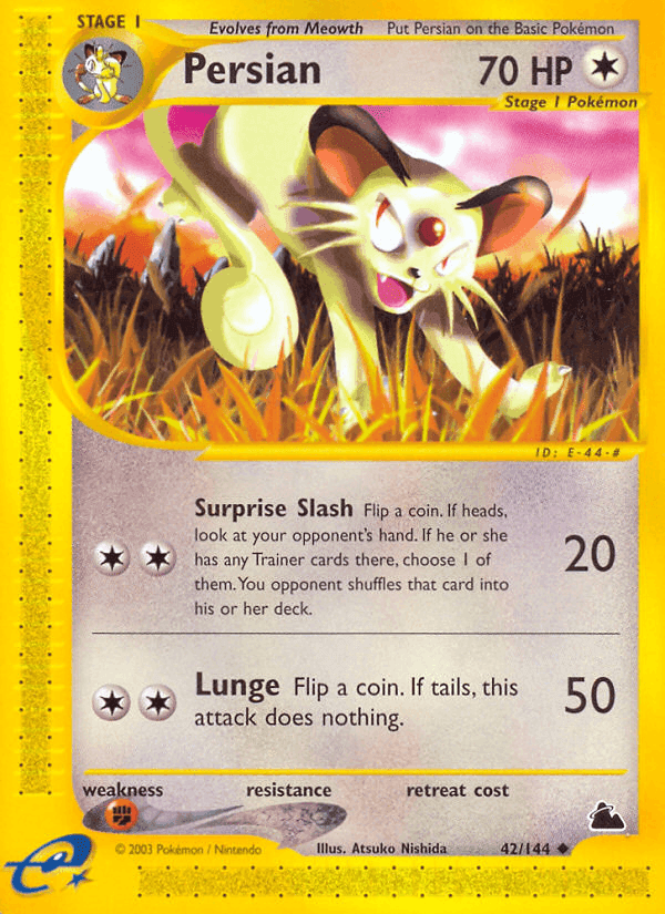 Persian, carta 42 di Skyridge