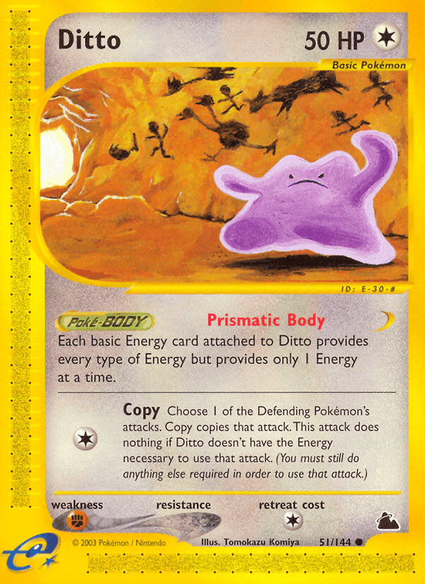Ditto, carta 51 di Skyridge