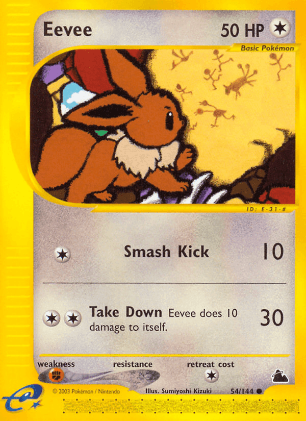 Eevee, carta 54 di Skyridge