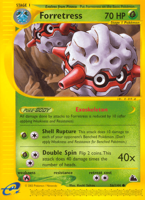 Forretress, carta 56 di Skyridge