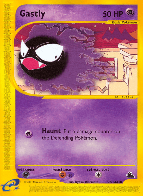 Gastly, carta 57 di Skyridge