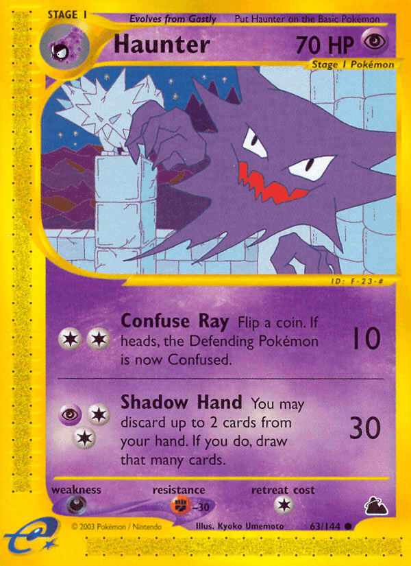 Haunter, carte 63 de Skyridge