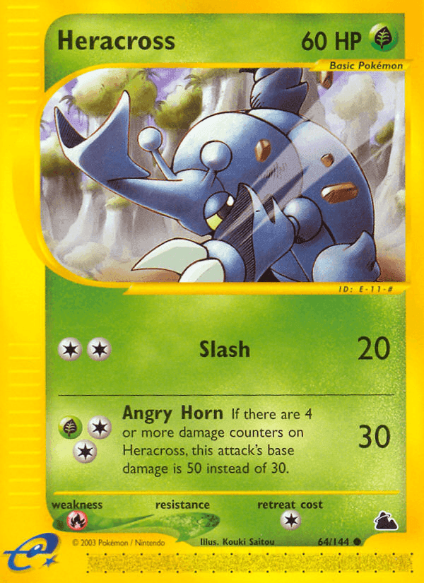 Heracross, card 64 from Skyridge