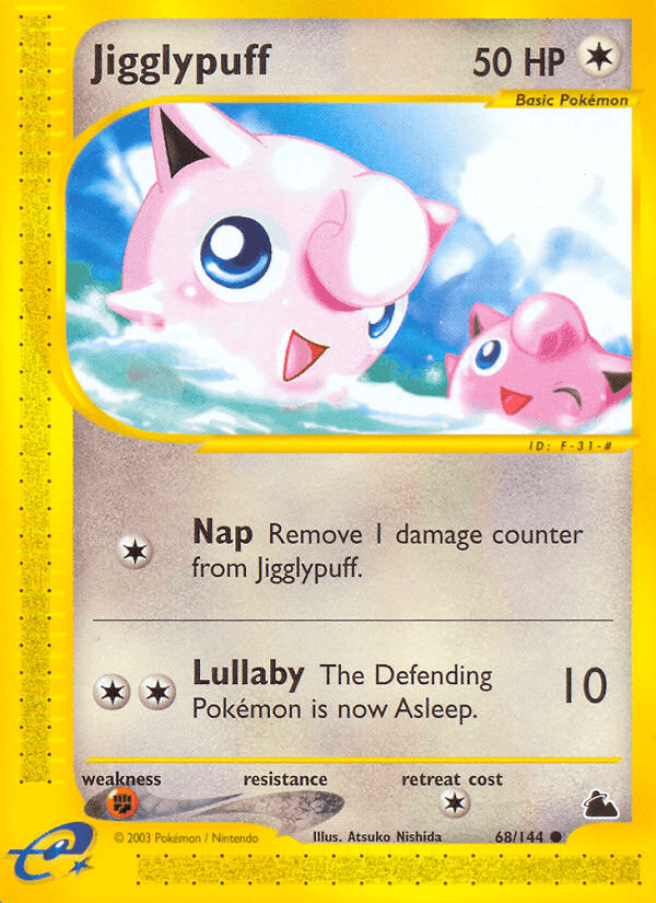 Jigglypuff, card 68 from Skyridge