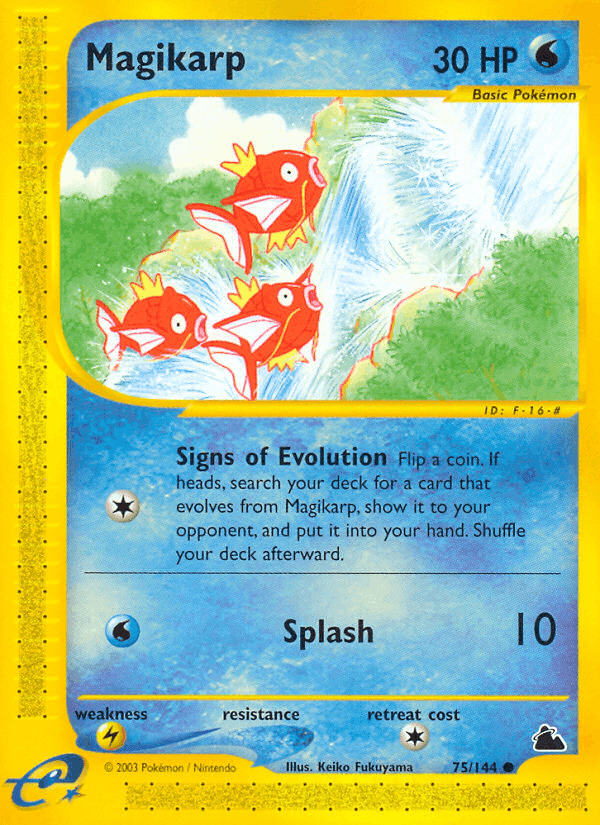 Skyridge の 75 番、Magikarp