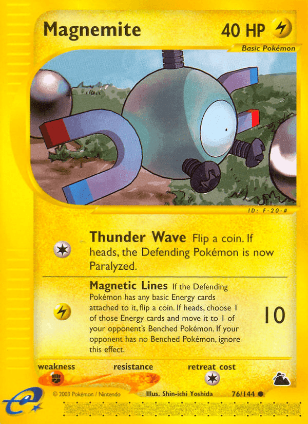 Magnemite, carta 76 de Skyridge