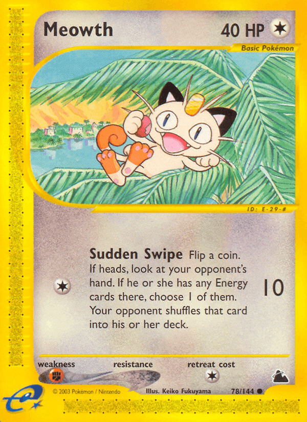 Skyridge の 78 番、Meowth