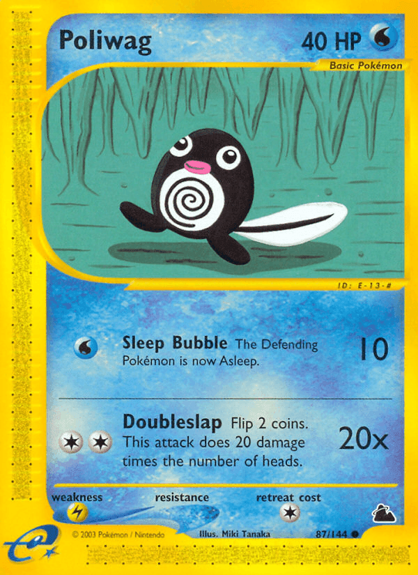 Poliwag, carta 87 de Skyridge