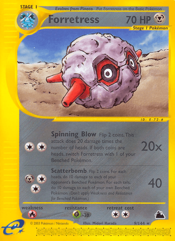 Forretress, carta 9 di Skyridge