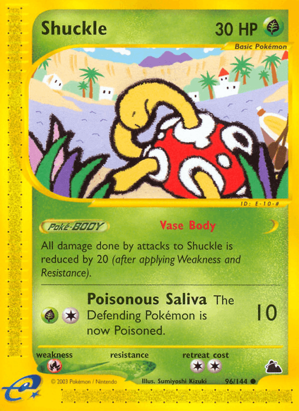 Shuckle, carta 96 di Skyridge