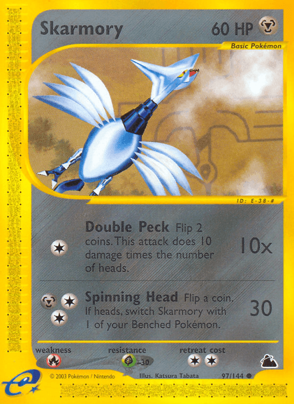 Skarmory, carta 97 de Skyridge