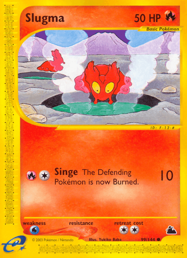 Slugma, carte 99 de Skyridge
