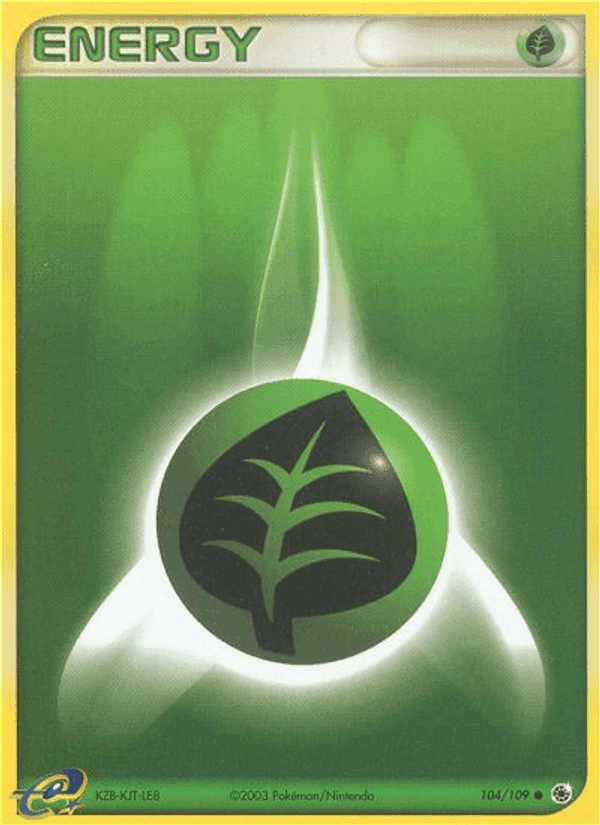 Grass Energy, card 104 from Ruby & Sapphire