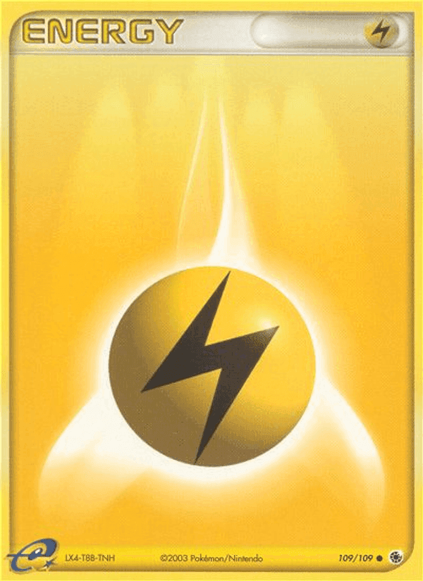 Lightning Energy, card 109 from Ruby & Sapphire