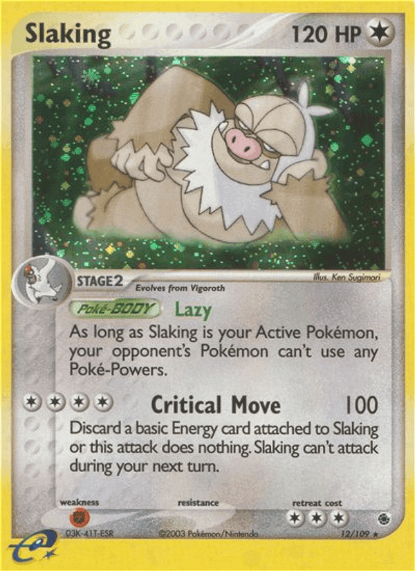 Ruby & Sapphire の 12 番、Slaking