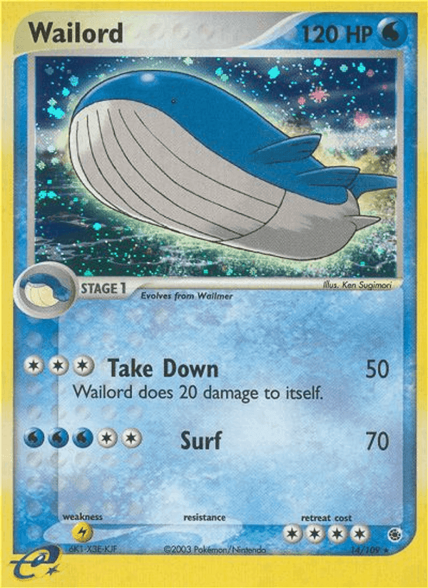Ruby & Sapphire の 14 番、Wailord