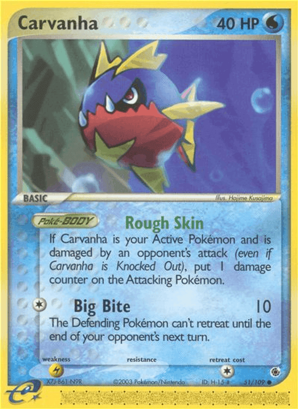 Ruby & Sapphire の 51 番、Carvanha