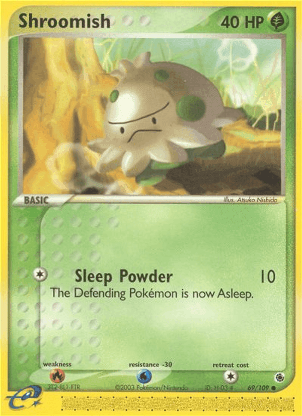 Shroomish, card 69 from Ruby & Sapphire