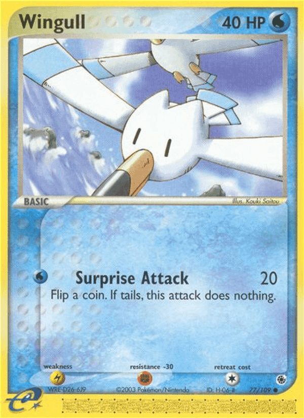 Wingull, card 77 from Ruby & Sapphire