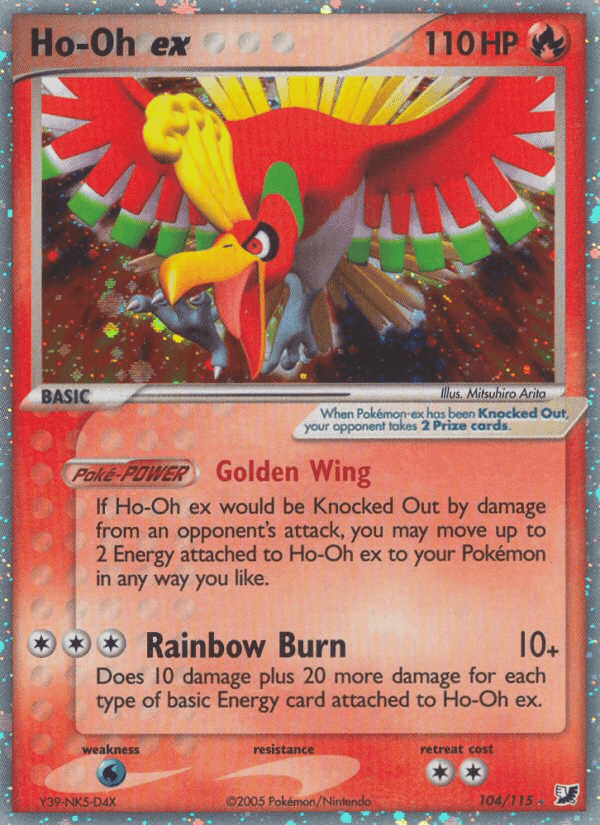 Ho-Oh ex, carta 104 di EX Forze Segrete