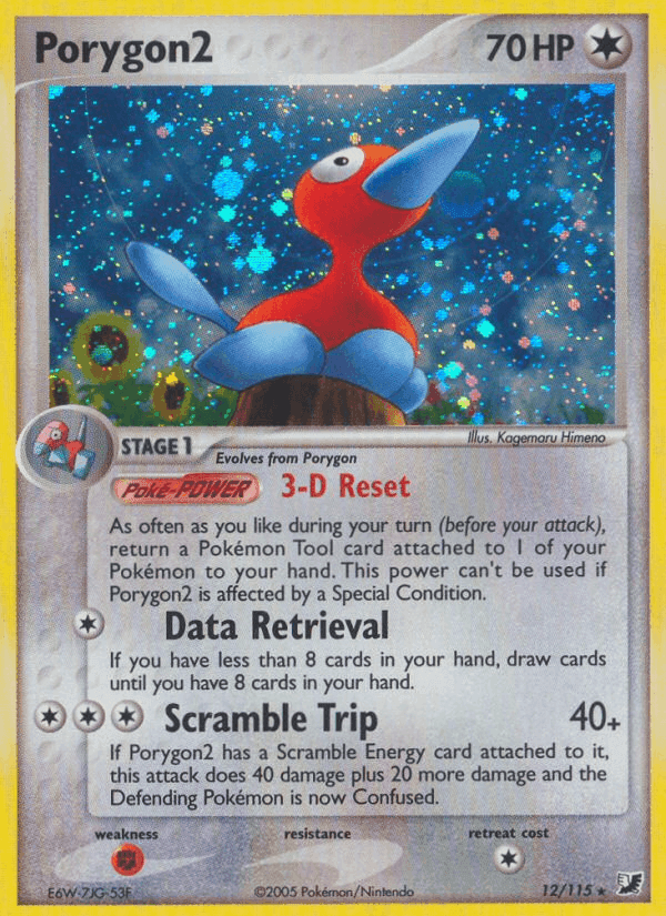 Porygon2, carta 12 de EX Fuerzas Ocultas