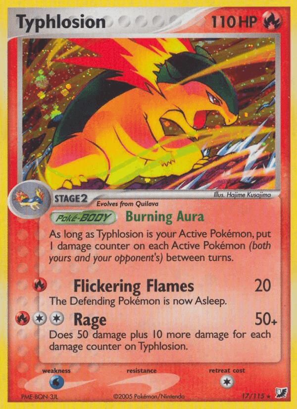 Unseen Forces の 17 番、Typhlosion