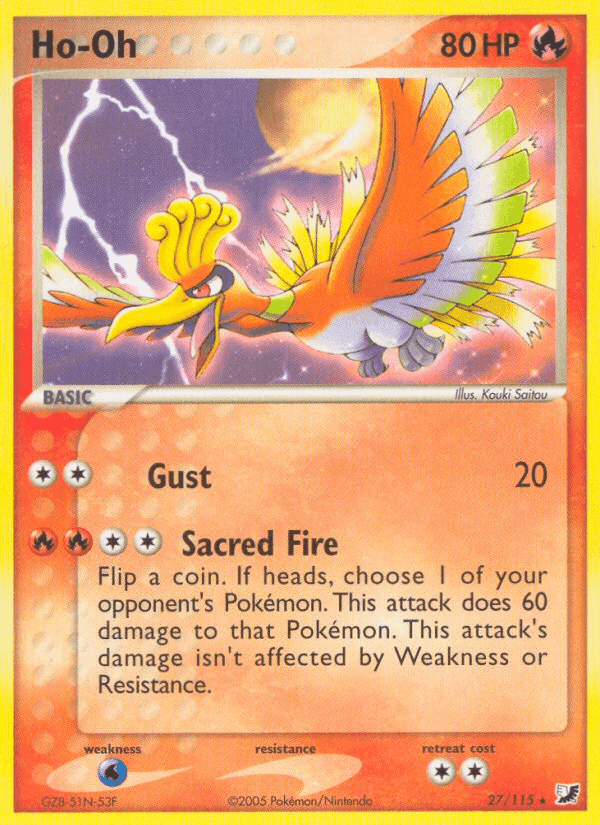 Unseen Forces の 27 番、Ho-Oh