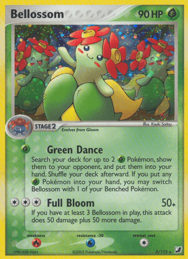 Bellossom, carta 3 di EX Forze Segrete