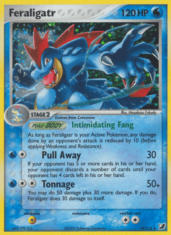 Feraligatr, carta 4 di EX Forze Segrete