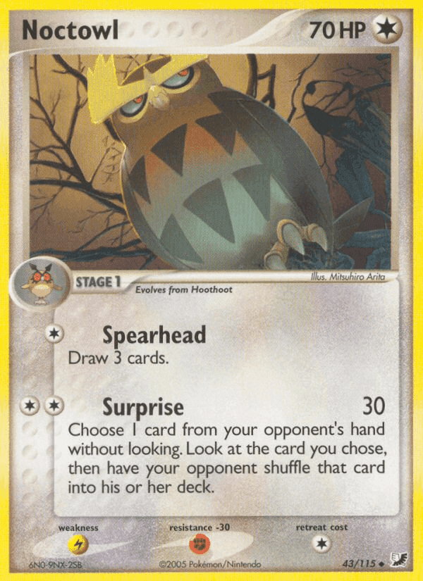 Noctowl, carta 43 de EX Fuerzas Ocultas