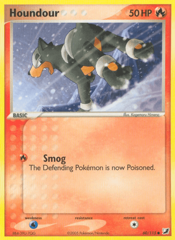 Houndour, carta 60 di EX Forze Segrete