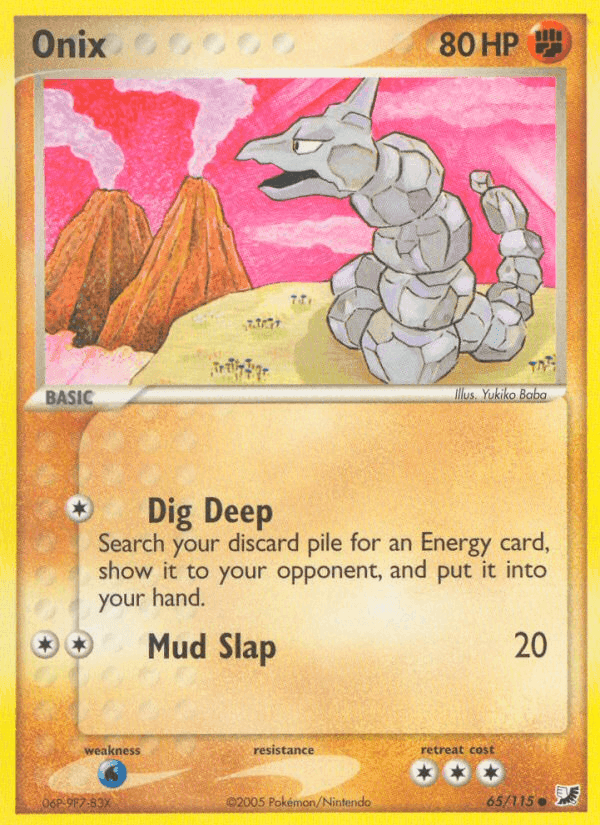 Onix, card 65 from Unseen Forces