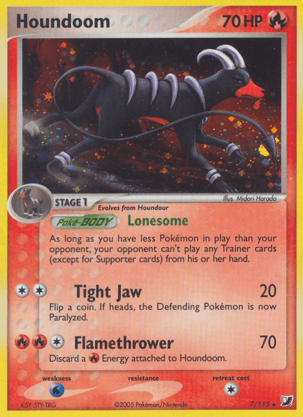 Houndoom, carta 7 di EX Forze Segrete