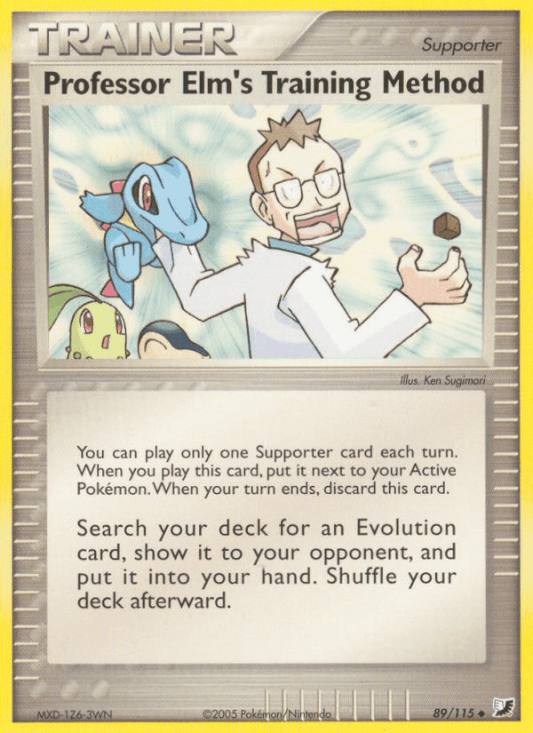 Professor Elm's Training Method, card 89 from Unseen Forces