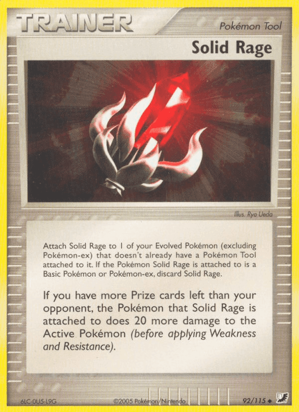 Solid Rage, card 92 from Unseen Forces