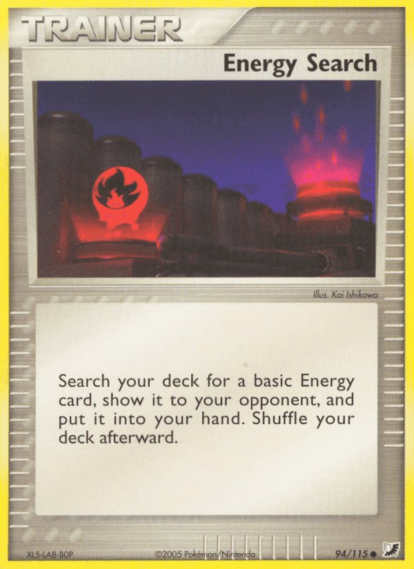 Energy Search, carta 94 di EX Forze Segrete