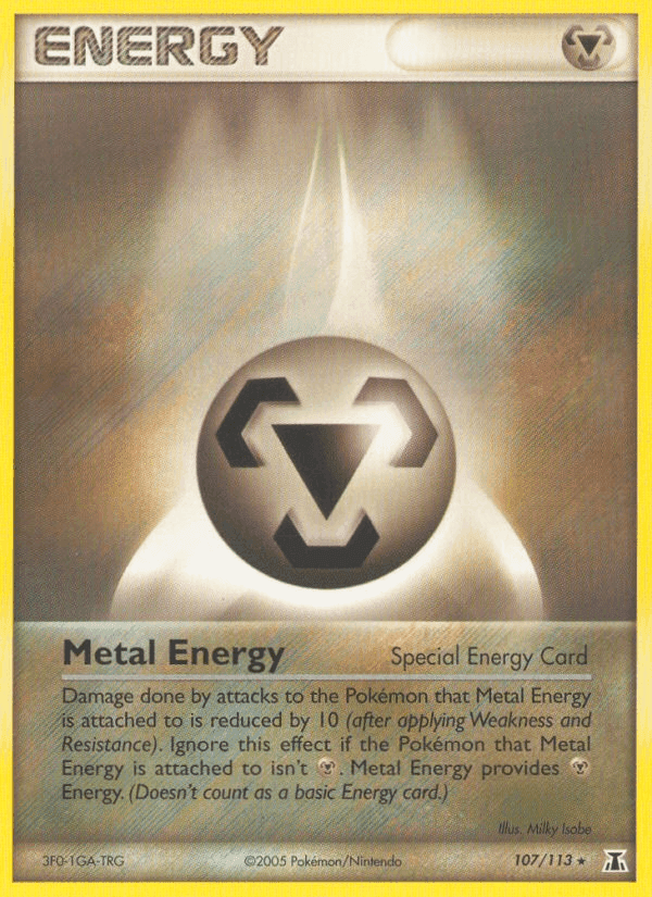 Metal Energy, card 107 from Delta Species