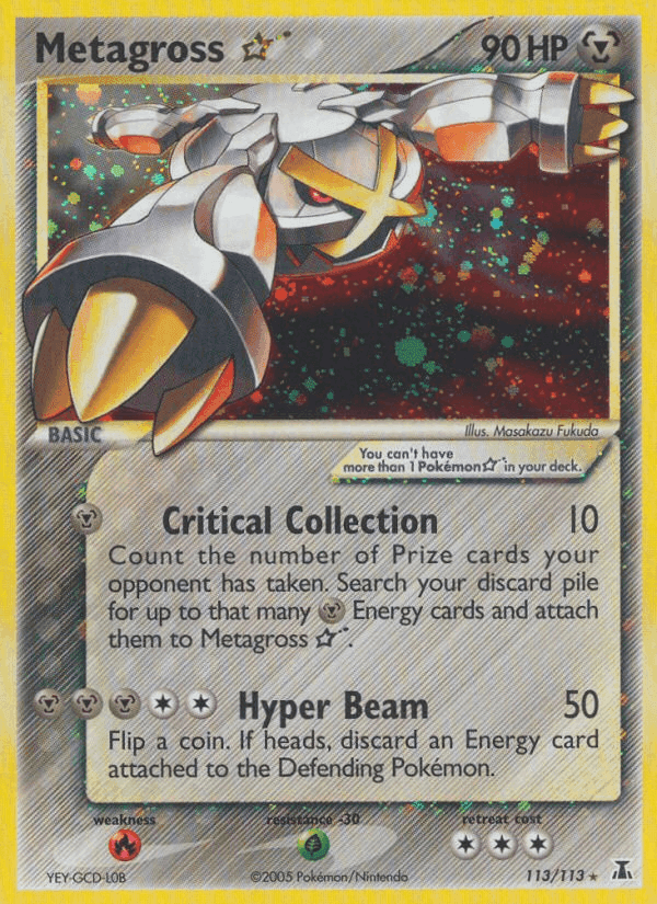 Metagross Star, carta 113 di EX Specie Delta