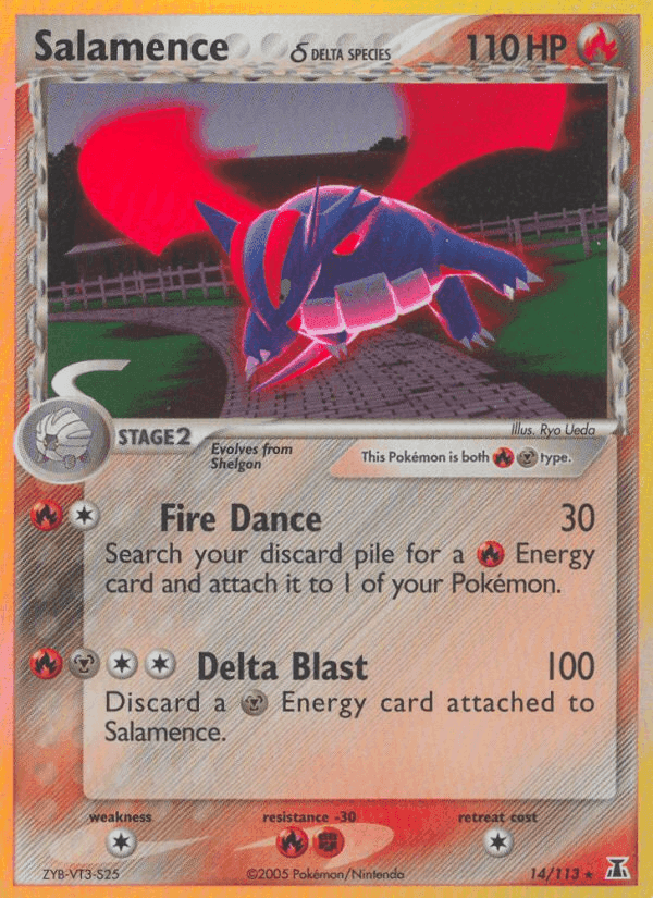 Salamence δ, carta 14 di EX Specie Delta
