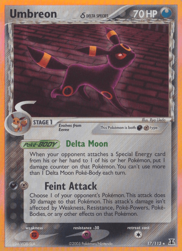 Umbreon δ, carta 17 di EX Specie Delta