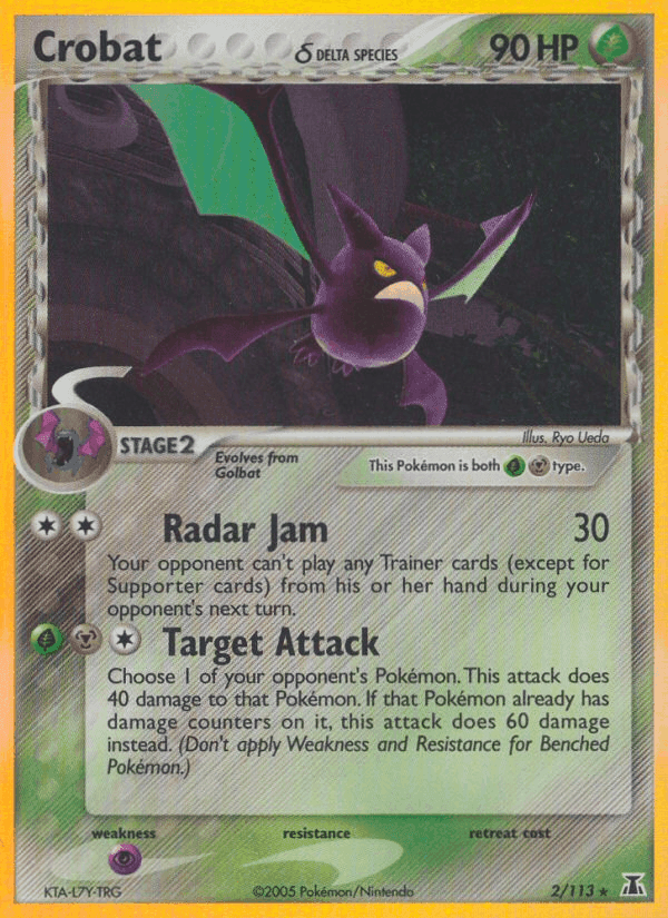 Crobat δ, carta 2 di EX Specie Delta